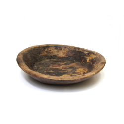 Misa z drewna egzotycznego Brąz 38cm